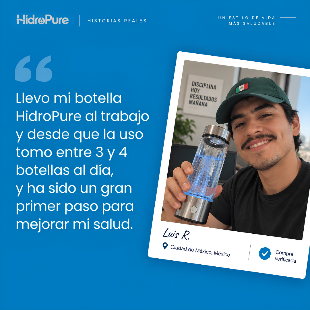 Botella de Agua de Hidrógeno