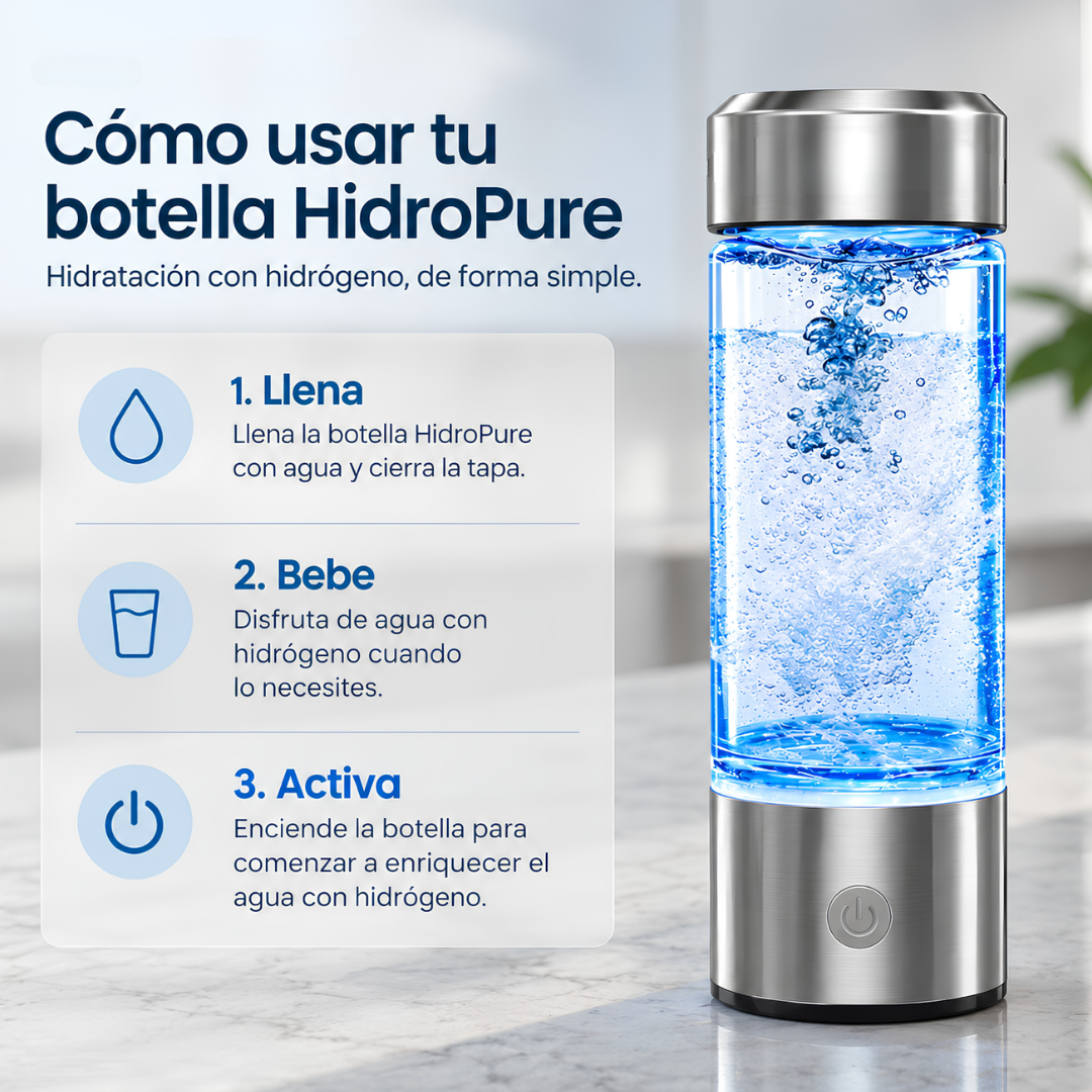 Botella de Agua de Hidrógeno
